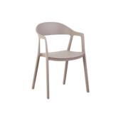 Tuinstoel Gili taupe kunststof