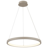 Suspension June LED 25 W dimmable beige Ø 57,5 cm