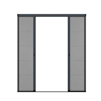 Bruynzeel plissé vliegendeur S900 op maat - voor binnendraaiende dubbele deuren