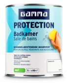 Peinture salle de bain GAMMA Protection moonlight Ral 9010 1 litre