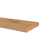 Tuinplank thermisch gemodifeerd vurenhout geschaafd 1,8 x 13 x 240 cm