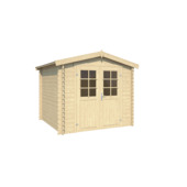 Tuinhuis Indy vurenhout onbehandeld 230 x 230 cm