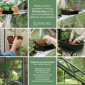 Royal Well Mary II serre full option aluminium zwart 6,0 m²