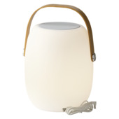 Lanterne LED avec haut-parleur Ø 21x32 cm rechargeable via USB
