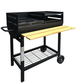 Barbecue à charbon de bois Handson Tahiti 80x40 cm