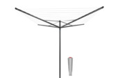 Brabantia droogmolen Topspinner antraciet 50 m