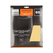 GAMMA Professional schuurpapier korrel P80 3 stuks