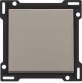 Plaque centrale interrupteur 1 touche Niko Intense Bronze