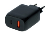 Chargeur mural rapide Carpoint duo 20W USB-C + 18W USB 3.0