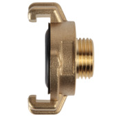 GK-snelkoppeling met aansluiting uitwendige draad 1/2" messing