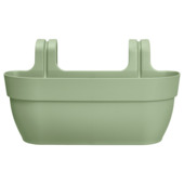 Elho balkon plantenbak vibia Campana Easyhanger L groen 46 x 27 x 24 cm