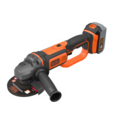 Black+Decker accu haakse slijper 18 V 125 mm BCG720M1-QW met accu en lader