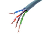 Profile UTP-kabel CAT5E grijs per meter