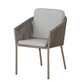 Chaise de jardin Lugo beige 58 x 79 cm