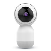 Qnect slimme WIFI binnencamera draaibaar 1080p - werkt met Google Home en Tuya