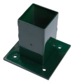 Pied pour poteau carré Giardino 60x60 mm vert