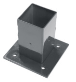 Pied pour poteau carré Giardino 60x60 mm anthracite