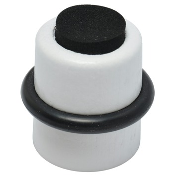 Deurstopper gelakt wit