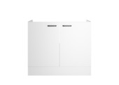 Meuble sous évier Optifit Bonn214 avec 2 portes blanc 85,2 x 100 x 47,1 cm
