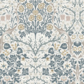 Vliesbehang William Morrris at Home Blackthorn Blauw/Neutraal 140505