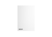 Armoire murale Optifit Bonn214 avec 1 porte et 2 étagères blanc 89,6 x 60 x 34,6 cm