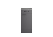Meuble bas Optifit Kiel420 avec 1 porte, 1 étagère et 1 tiroir anthracite 88 x 40 x 60 cm
