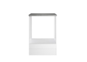 Meuble bas pour four Optifit Bonn214 blanc 88 x 60 x 60 cm
