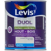 Levis Duol lak & primer 2 in 1 zijdeglans parelgrijs 750 ml