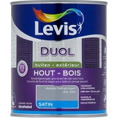 Levis Duol lak & primer 2 in 1 zijdeglans zilvergrijs 750 ml