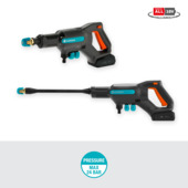 GARDENA 18V medium drukreiniger AquaClean op accu 24/18V premium set