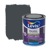 Levis Duol lak & primer 2 in 1 zijdeglans graniet 750 ml