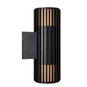 Nordlux buitenwandlamp Aludra Double E27 Seaside zwart