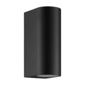 Nordlux buitenwandlamp Dion Double GU10 zwart