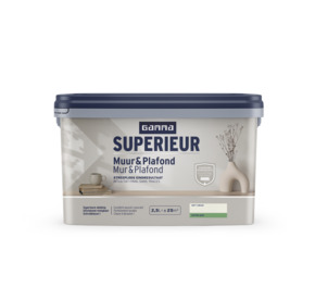 GAMMA Superieur muurverf soft cream extra mat 2,5 liter