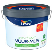 Levis muurverf mat RAL 9010 8+2 liter