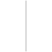 U-profiel kunststof zwart 9x13mm 260cm