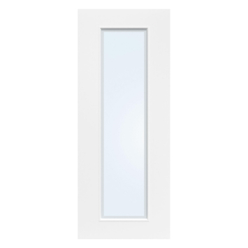 Arne & Bodil binnendeur ABD20 blank glas met matte rand - wit afgelakt