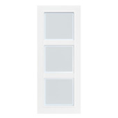 ABB105 blanc mat verre à bord dépoli blanc