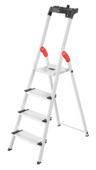 Hailo huishoudtrap L80 aluminium 4 treden