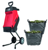 Broyeur 2400 W Scheppach GS55 + 2 sacs récupérateurs de 45 L