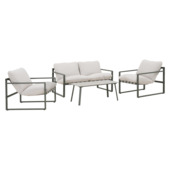 Salon de jardin Fiji vert/beige