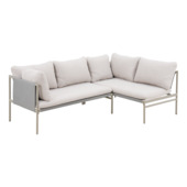 Loungeset tuin Pippa beige staal