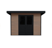 Abri de jardin Firenze RAL 7016 anthracite 302 x 287 cm