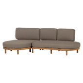 WOOOD Zinto tuin loungeset links acaciahout zand