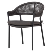 Chaise de jardin Rilo WOOOD aluminium brun