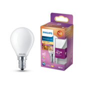 Philips LED kogel E14 40 W mat warmglow dimbaar