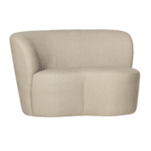 Banc de jardin Stone WOOOD gauche sable
