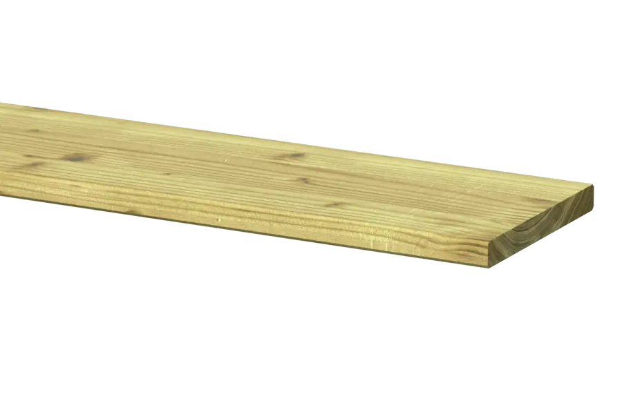 Tuinplank grenen geschaafd geïmpregneerd 1,6 x 14,2 x 180 cm
