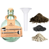 Kit complet terrarium végétal - bouteille en verre 5 litres