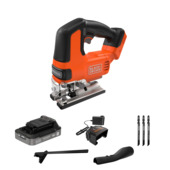 BLACK+DECKER 18V brushless decoupeerzaag incl. 2,5 Ah accu en lader